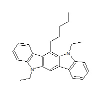 5,11-Diethyl-5,11-dihydro-6-pentylindolo[3,2-b]carbazole