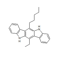 5,11-Dihydro-6-ethyl -12-pentylindolo[3,2-b]carbazole