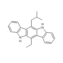 5,11-Dihydro-6-ethyl-12-(2-methylpropyl)indolo[3,2-b]carbazole