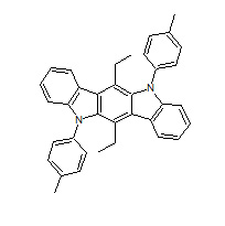 5,11-Dihydro-5,11-di-(4-methylphenyl)-6,12-diethylindolo[3,2-b]carbazole