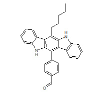 4-(5,11-Dihydro-12-pentylindolo[3,2-b]carbazol-6-yl) benzaldehyde