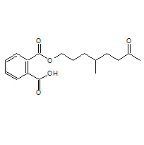 2-{[(4-Methyl-7-oxooctyl)oxy]carbonyl}benzoic acid (Mono-(4-methyl-7-oxo-octyl)-phthalate)