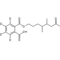 2-{[(4,5-Dimethyl-7-oxooctyl)oxy]carbonyl}(2H4)benzoic acid (Mono-(4,5-dimethyl-7-oxooctyl)-(3,4,5,6-2H4)-phthalate)