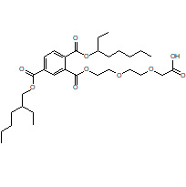 1,2,4-Benzenetricarboxylic acid, 2-[2-[2-(carboxymethoxy)ethoxy]ethyl]1,4-bis(2-ethylhexyl)ester