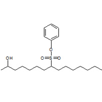 Phenyl 2-hydroxypentadecane-8-sulfonate (2-Hydroxy-8-pentadecanesulfonic acid, phenylester)
