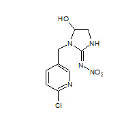 3-[(6-Chloropyridin-3-yl)methyl]-2-(nitroimino)imidazolidin-4-ol (1-(6-Chlorpyridin-3-yl-methyl)-2-nitrimino-5-hydroxyimidazolidine; 5-OHImidacloprid)