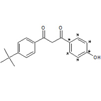 1-(4-tert-Butylphenyl)-3-[4-hydroxy(13C6)phenyl]propane-1,3-dione(1-(4-tert.-Butylphenyl)-3-(4’-hydroxyphenyl-ring-13C6)propane-1,3-dione)