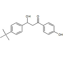 3-(4-tert-Butylphenyl)-3-hydroxy-1-(4-hydroxyphenyl)propan-1-one(1-(4-tert.-Butylphenyl)-3-(4-hydroxyphenyl)propane-3-one-1-ol)