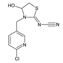 3-[(6-Chloropyridin-3-yl)methyl]-4-hydroxy-1,3-thiazolidin-2-ylidencyanamid (4-OH-Thiacloprid)