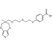 4-[2-[2-[(3,4-dihydro-3-methyl-2H-thieno[3,4-b][1,4]dioxepin-3-yl)methoxy]ethoxy]ethoxy]-benzoic acid