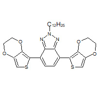 4,7-Bis(2,3-dihydrothieno[3,4-b]-1,4-dioxin-5-yl)-2-dodecyl-2Hbenzotriazole